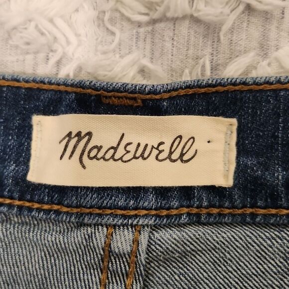 Madewell high rise denim jean shorts w rolled cuff size 26! - Picture 8 of 13